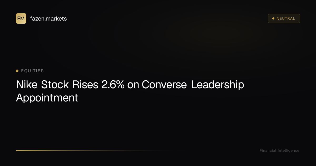 耐克押注匡威重啟,FY27壓力持續