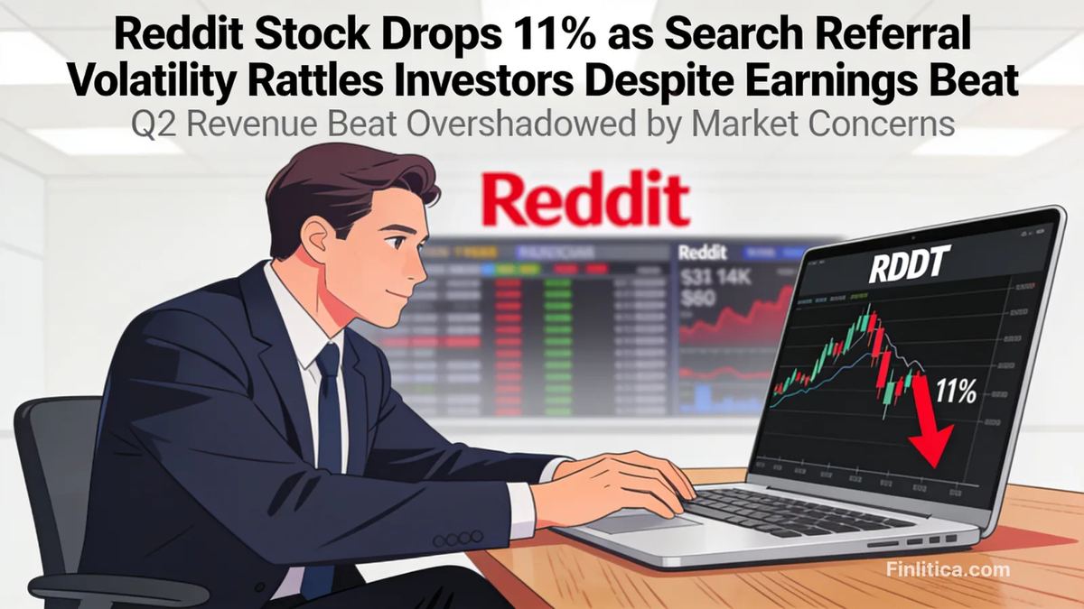 Reddit盘后下跌11%，搜索引荐流量波动抵消第二季度超预期与指引上调