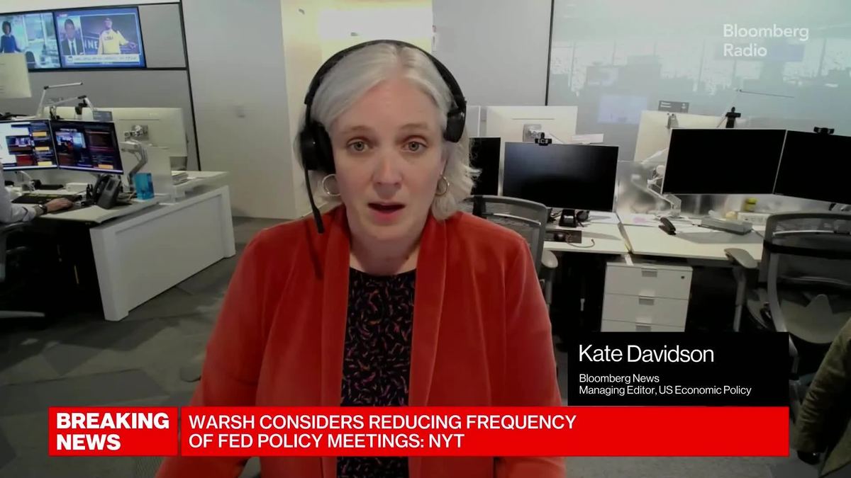 Federal Reserve Chairman Kevin Warsh is considering fewer scheduled policy meetings, according to a New York Times report.